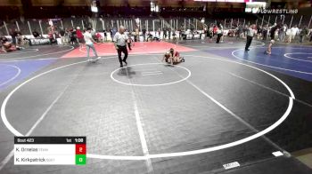 106 lbs Rr Rnd 2 - Kain Ornelas, Team Zapas vs Kaden Kirkpatrick, Southern Iowa Outlaws