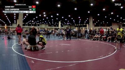 144 lbs Round 3 (6 Team) - Luke Carpenter, Team Mat Clash vs Quinn Ivey, North Shelby Regulators Blue