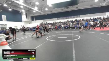 120 lbs Semifinal - Kaiden Lim, War Room vs Xamian Munoz, Unattached