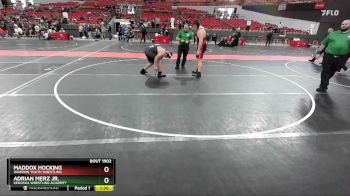 270 lbs 5th Place Match - Adrian Merz Jr., Kenosha Wrestling Academy vs Maddox Hocking, Warrior Youth Wrestling