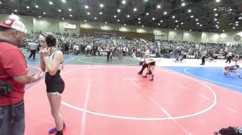 109 lbs Quarterfinal - Nyah Ortiz, Silver State Wr Ac vs Alivia Kirkendall, Small Town WC