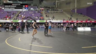 103 lbs Round 1 (16 Team) - Sienna Caruso, Lindenwood University vs Annalise Maralit, Presbyterian