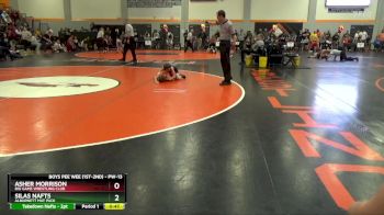 PW-13 lbs Quarterfinal - Asher Morrison, Big Game Wrestling Club vs Silas Nafts, Alburnett Mat Pack