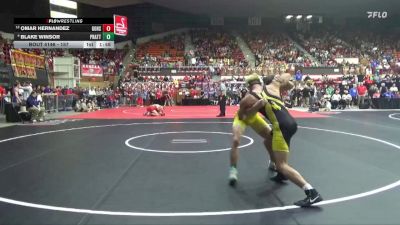 157 lbs Quarterfinal - Omar Hernandez, Goodland Hs vs Blake Winsor, Pratt