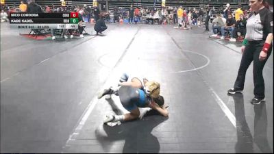 60 lbs 7th Place - Nico Cordoba, Cordoba Trained vs Kade Kadel, Iron Horse