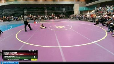 58-66 lbs Round 3 - Mason Lucey, Damonte Ranch Mustangs vs Louie Hauder, Silver State Wrestling Academy