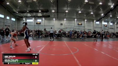 190 lbs Round 5 (6 Team) - Abe Taylor, Top Level vs Devin Phillips, Youngstown Elite