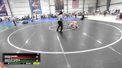 76 lbs Rd# 7- 10:45am Saturday Final Pool - Bentley Gatica, Michigan S.W.A.T vs Hayes Daniel, Cali Red