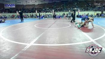 90 lbs 3rd Place - River Grimm, Cushing Tigers vs Parks Behrens, Plainview Youth Wrestling Club