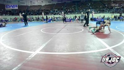 90 lbs 3rd Place - River Grimm, Cushing Tigers vs Parks Behrens, Plainview Youth Wrestling Club