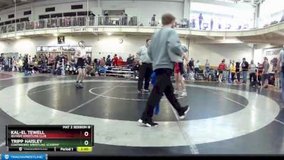 120 lbs Champ. Round 2 - Kal-El Tewell, Quaker Wrestling Club vs Tripp Haisley, Contenders Wrestling Academy