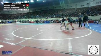 120 lbs Round Of 64 - Madison Jones, Westmoore Wresting vs Kadence Rutherford, Jay Junior High