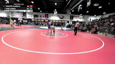157 lbs Champ. Round 1 - Philippe Alamillo, Whittier vs Axel Olmos, Citrus Hill