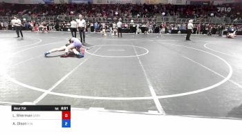 130.4-142.2 lbs 7th Place - Lizzy Sherman, Darkhorse WC vs Addisen Olson, X Factor Elite