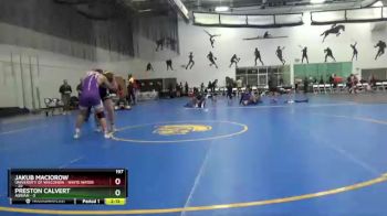 197 lbs Round 7 (8 Team) - Jakub Maciorow, University Of Wisconsin - White Water vs Preston Calvert, Adrian