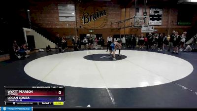 120 lbs Cons. Semi - Wyatt Pearson, Jet House vs Logan Loaiza, Team Real Life