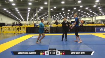 Mazzie Milles Hetzel vs Maria Eduarda Lima Reyes 2025 Jiu-Jitsu CON
