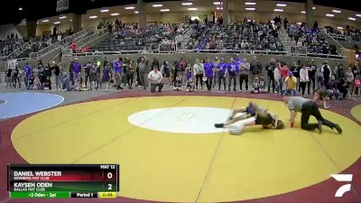 70 lbs Quarterfinal - Daniel Webster, Newberg Mat Club vs Kaysen Oden, Dallas Mat Club