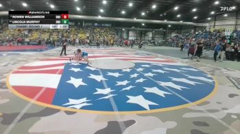 120 lbs Champ. Round 1 - Rowen Williamson, Billings Wrestling Club vs Lincoln Murphy, Dickinson Wrestling Club