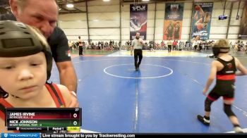 48 lbs Rd# 10- 4:00pm Saturday Final Pool - James Irvine, No Escape W.A. vs Nick Johnson, NCWAY National Team