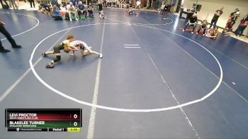 66-73 lbs Round 2 - Levi Proctor, Delta Wrestling Club vs Blakelee Turner, Stallions Wrestling