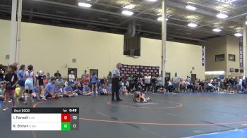 60 lbs Rr Rnd 5 - Ireland Parnell, G PA West vs Reagan Brown, G MGW - Sugar & Spice