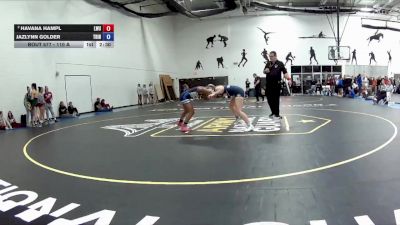 110 A Cons. Round 2 - Havana Hampl, Lindsey Wilson University vs Jazlynn Golder, Trine University