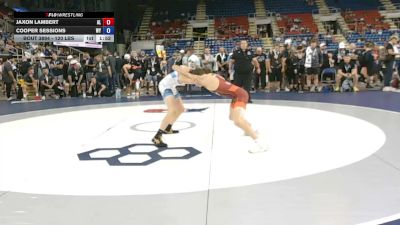 120 lbs Champ. Rd Of 128 - Jaxon Lambert, Alabama vs Cooper Sessions, Wyoming