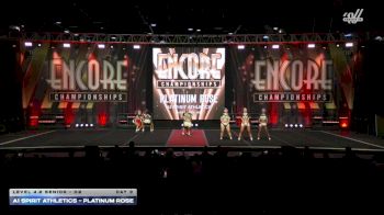 A1 Spirit Athletics - Platinum Rose [2025 L4.2 Senior - D2 Day 3] 2025 Encore Grand Nationals