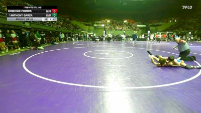 113 lbs Round Of 32 - Domonic Fontes, Paso Robles vs Anthony Garza, Clovis