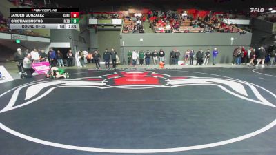 113 lbs Round Of 32 - Jayden Gonzalez, Central East vs Cristian Bustos, Reedley