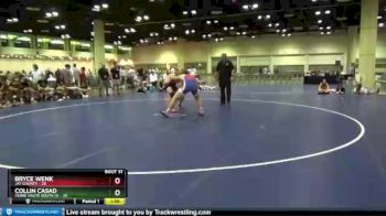182 lbs Placement (16 Team) - Bryce Wenk, Jay County vs Collin Casad, Terre Haute South (1)