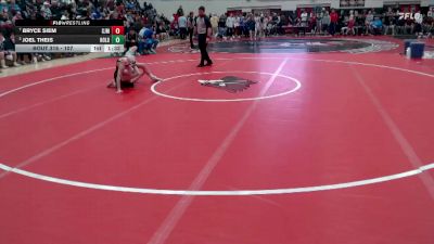 107 lbs Quarterfinal - Bryce Siem, Saint James-Madelia vs Joel Theis, Holdingford