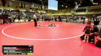 63 lbs Round 1 - Grayson Tatro, Fallbrook Wrestling Club vs Hank Thomas, Temecula Valley Wrestling Club