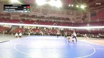 145 lbs 3rd Place Match - Lexi Sanders, Rocky Mountain vs Olivia Anderson, Columbia