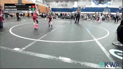 46 lbs Rr Rnd 3 - Ella Weldon, Shelton Wrestling Academy vs Amelia Mairel, Perry Wrestling Academy
