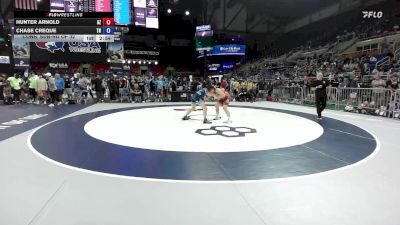 138 lbs Cons. Sub-rd Of 32 - Hunter Arnold, AZ vs Chase Creque, TN