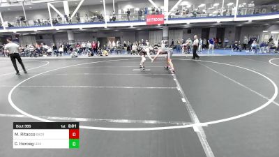 165 lbs Consi Of 32 #2 - Michel Ritacco, Sacred Heart University vs Connor Herceg, Lehigh University