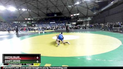 100 lbs Quarterfinal - Emmett Decker, Outlaw Wrestling Club vs Ashton Miller, Burbank Wrestling Club