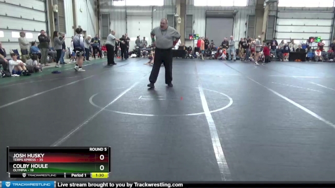 120 lbs Round 5 (8 Team) - Colby Houle, Olympia vs Josh Husky, Terps Xpress