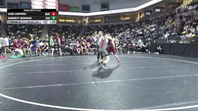 144 lbs Quarterfinal - Barrett Morgan, Algona vs Jase Jaspers, Mount Vernon