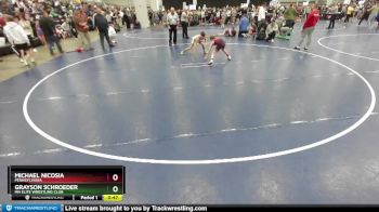 80 lbs Quarterfinal - Michael Nicosia, Pennsylvania vs Grayson Schroeder, MN Elite Wrestling Club