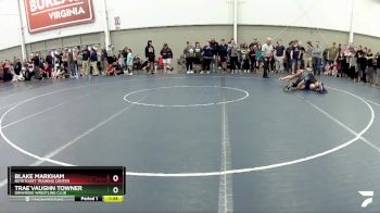 190 lbs Champ. Round 1 - Blake Markham, Botetourt Training Center vs Trae`Vaughn Towner, Dinwiddie Wrestling Club