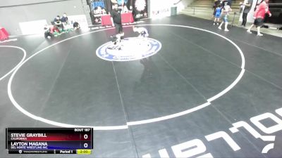 84 lbs Quarterfinal - Stevie Graybill, California vs Layton Magana, Del Norte Wrestling Inc.