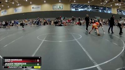 110 lbs Round 4 (6 Team) - Gavin Rodriguez, Buxton vs Jackson Niederkohr, CP Wrestling Academy