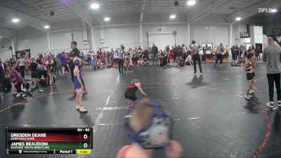 60 lbs Cons. Round 2 - James Beaudoin, Eastside Youth Wrestling vs Dresden Deane, Hard Rock Rams