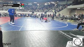 92 lbs Consi Of 32 #2 - Isaiah Lineberry, Davis Wolves vs Gabe Sanders, Moore JH