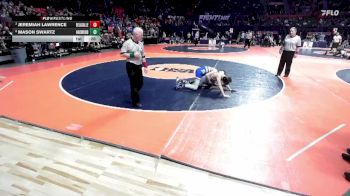 1A 132 lbs 5th Place Match - Zach Bryant, Petersburg (PORTA) vs Kane Dauber, Princeton