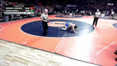 1A 132 lbs 5th Place Match - Zach Bryant, Petersburg (PORTA) vs Kane Dauber, Princeton