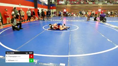 170 lbs Semifinal - Gabel Thompson, Bixby JH Boys vs Jack Wilsom, Fort Gibson